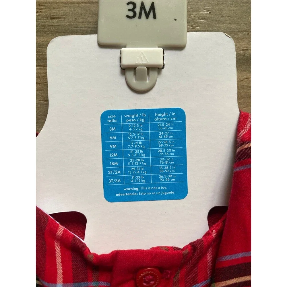 Carter's Baby Girl 2-Piece Red Plaid Dress